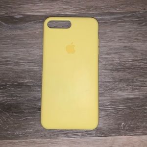 Yellow Apple Case iPhone 7/8+